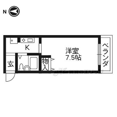 京都府京都市伏見区深草西飯食町 藤森駅 1K マンション 賃貸物件詳細