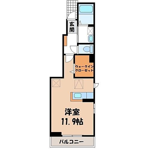 栃木県小山市粟宮2丁目 小山駅 ワンルーム アパート 賃貸物件詳細