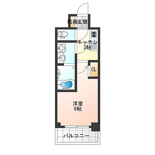 エスリードレジデンス大阪天王寺 8階 1K 賃貸物件詳細
