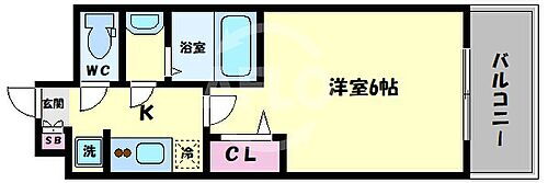 ララプレイス玉造パルク 5階 1K 賃貸物件詳細