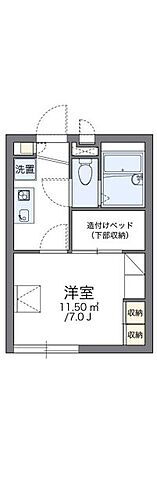 広島県広島市東区尾長東2丁目 矢賀駅 1K アパート 賃貸物件詳細