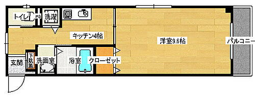 広島県広島市南区皆実町1丁目 皆実町二丁目駅 1K マンション 賃貸物件詳細