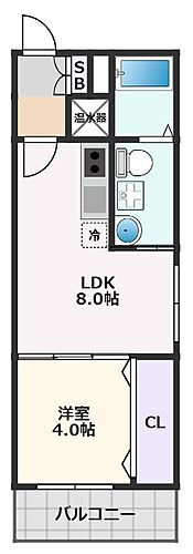 Ｆメゾン上新庄ＩＩ 3階 1LDK 賃貸物件詳細