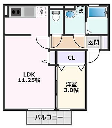 大阪府吹田市南正雀2丁目24-8 正雀駅 1LDK アパート 賃貸物件詳細