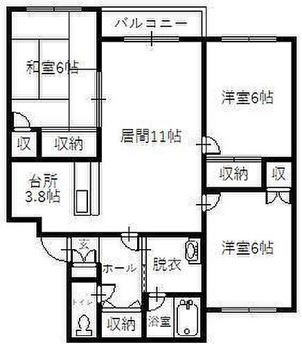 北海道旭川市東光五条６丁目 賃貸マンション