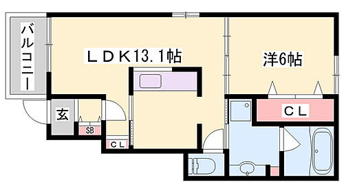 兵庫県加東市社 社町駅 1LDK アパート 賃貸物件詳細