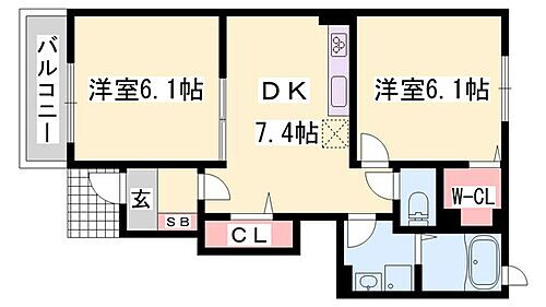 兵庫県赤穂市尾崎 播州赤穂駅 2DK アパート 賃貸物件詳細