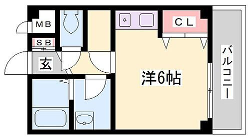 兵庫県姫路市飾磨区英賀保駅前町 英賀保駅 1K アパート 賃貸物件詳細