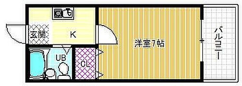 大阪府羽曳野市西浦6丁目 古市駅 1K マンション 賃貸物件詳細