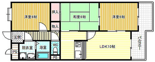 大阪府松原市上田6丁目 河内松原駅 3LDK マンション 賃貸物件詳細