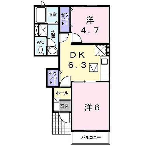 大分県大分市大字丹川佐野4408番 大在駅 2DK アパート 賃貸物件詳細