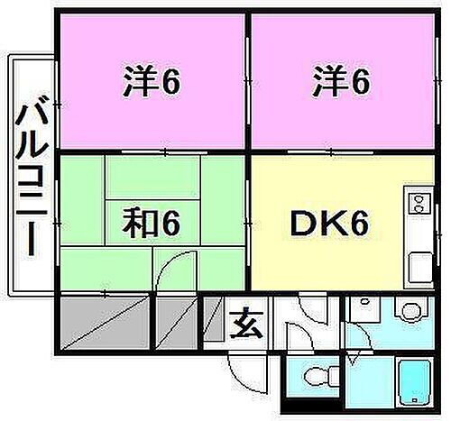 愛媛県松山市土居田町 土居田駅 3DK アパート 賃貸物件詳細