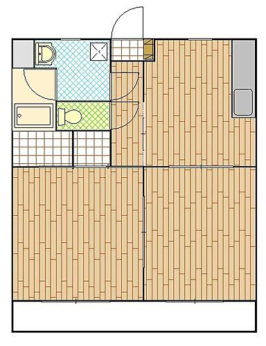 静岡県磐田市富丘827-1 2DK マンション 賃貸物件詳細