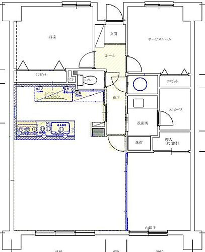 ブライトタウン浅田 6階 2LDK 賃貸物件詳細