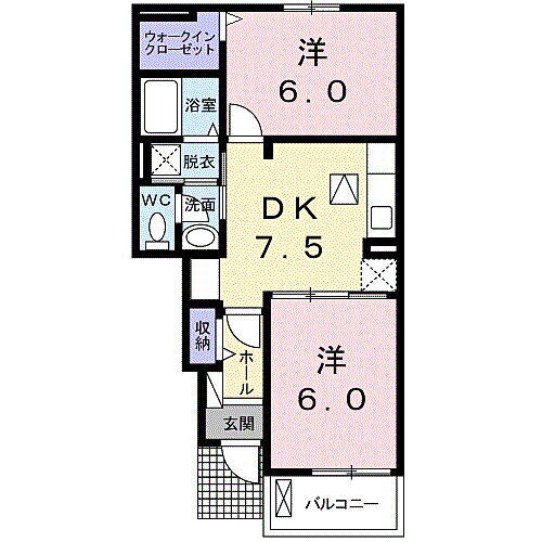 広島県福山市神辺町字道上1099 道上駅 2DK アパート 賃貸物件詳細