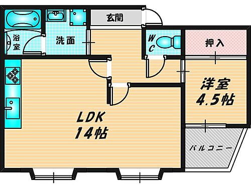 カメリア俊徳道 1階 1LDK 賃貸物件詳細