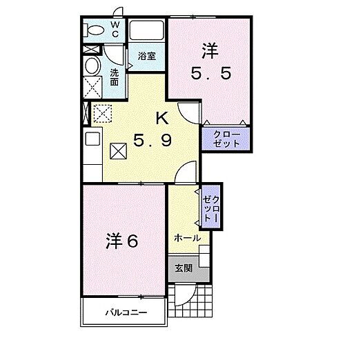 静岡県磐田市西貝塚 御厨駅 2K アパート 賃貸物件詳細