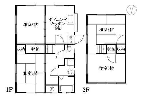 愛媛県松山市西石井1丁目 いよ立花駅 4DK 一戸建て 賃貸物件詳細