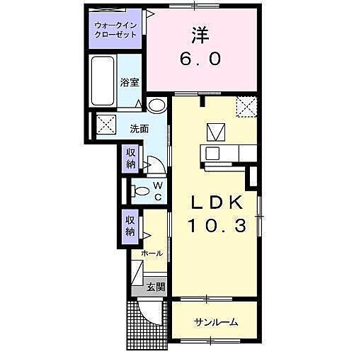 グラース・メゾン 1階 1LDK 賃貸物件詳細