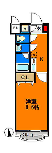 グランメゾン椿森 2階 1K 賃貸物件詳細