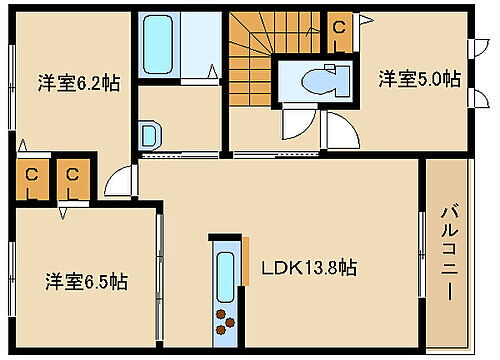 兵庫県高砂市米田町米田 宝殿駅 3LDK アパート 賃貸物件詳細