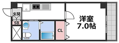 大阪府大阪市東住吉区杭全3丁目 東部市場前駅 1K マンション 賃貸物件詳細