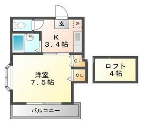 大阪府門真市末広町25-12 古川橋駅 1K マンション 賃貸物件詳細