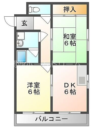 大阪府門真市上島町12-24 萱島駅 2DK マンション 賃貸物件詳細