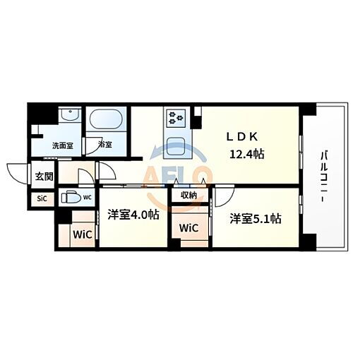 セントリヴィエ大阪梅田 8階 2LDK 賃貸物件詳細