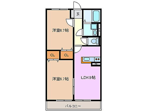 Ｈａｒｍｏｎａｔｅ・Ｉ 1階 2LDK 賃貸物件詳細