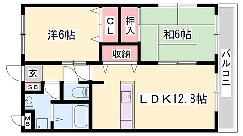 エクセルピア 3階 2LDK 賃貸物件詳細