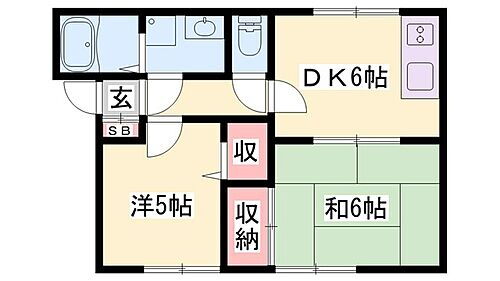 パセオ亀山 1階 2DK 賃貸物件詳細