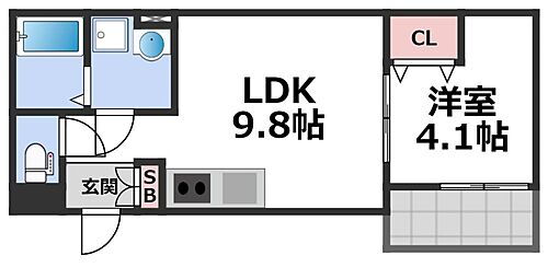 大阪府大阪市生野区鶴橋4丁目 鶴橋駅 1LDK アパート 賃貸物件詳細