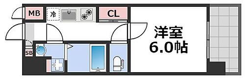 大阪府大阪市中央区東平2丁目2-9 谷町九丁目駅 1K マンション 賃貸物件詳細