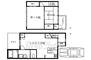 田中飛鳥井町貸家 間取