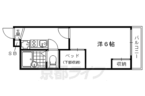 京都府京都市南区吉祥院仁木ノ森町 西大路駅 1K アパート 賃貸物件詳細