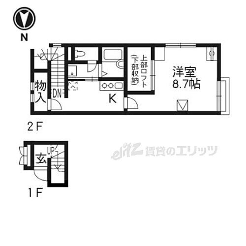 滋賀県大津市一里山5丁目 瀬田駅 1K アパート 賃貸物件詳細