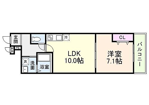 大阪府高石市綾園5丁目 高石駅 1LDK アパート 賃貸物件詳細