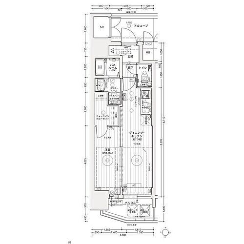 愛知県名古屋市中川区福住町 ささしまライブ駅 1DK マンション 賃貸物件詳細