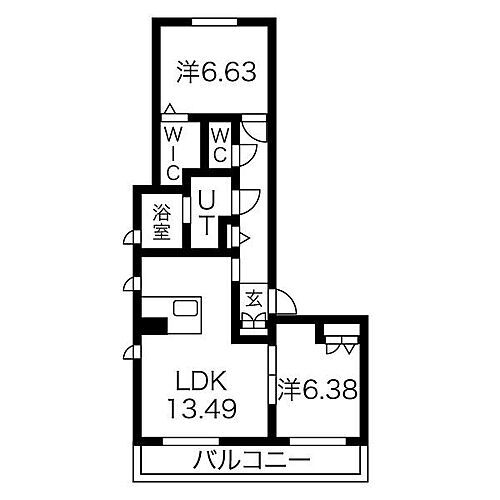 愛知県名古屋市中川区中島新町2丁目 南荒子駅 2LDK マンション 賃貸物件詳細
