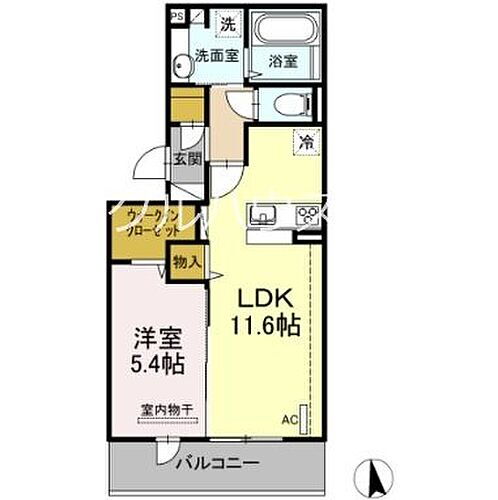 クラヴィーア朝倉街道駅前 2階 1LDK 賃貸物件詳細