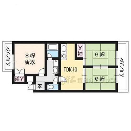 京都府京都市右京区太秦京ノ道町 常盤駅 3LDK マンション 賃貸物件詳細