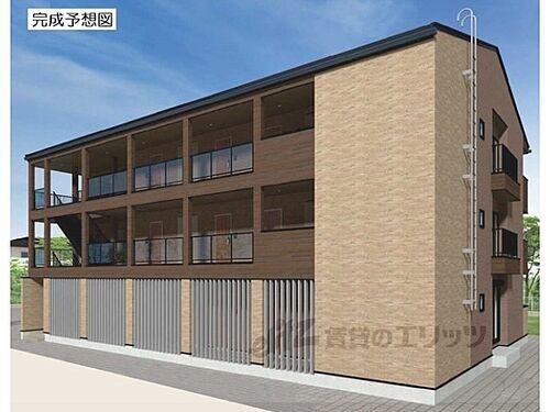 滋賀県彦根市立花町  3階建