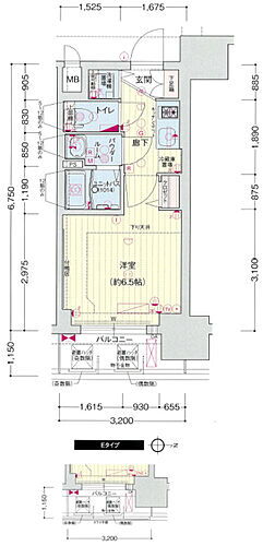 プレサンス松屋町駅前 9階 1K 賃貸物件詳細
