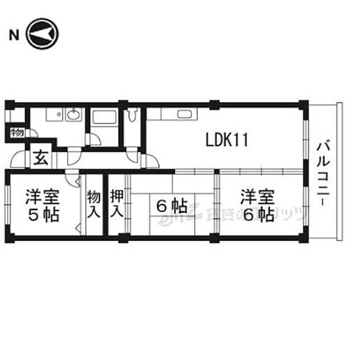 プランドール茨木（沢良宜） 1階 3LDK 賃貸物件詳細