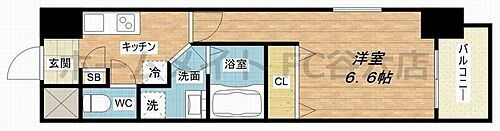 プレジオ東天満 9階 1K 賃貸物件詳細