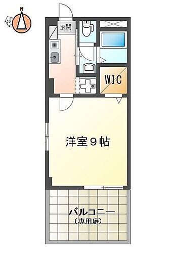 徳島県徳島市佐古八番町 蔵本駅 1K アパート 賃貸物件詳細