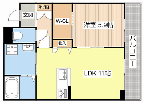 ＤＡＩＮＡＫ　Ｔ 3階 1LDK 賃貸物件詳細