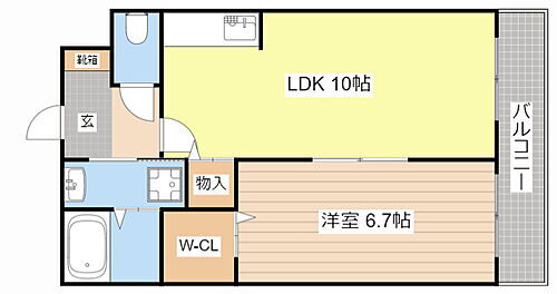 滋賀県湖南市石部西3丁目 石部駅 1LDK マンション 賃貸物件詳細