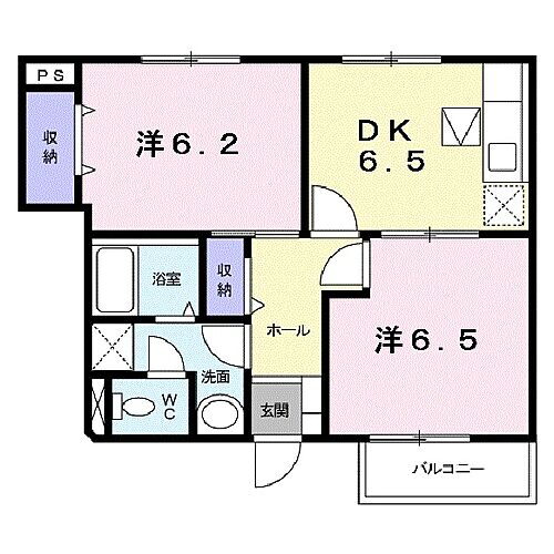 滋賀県野洲市小篠原 野洲駅 2DK アパート 賃貸物件詳細